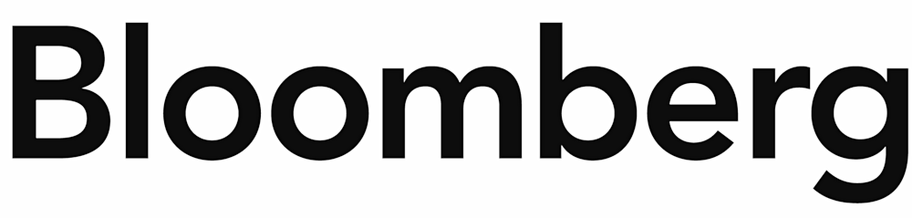 The logo of Bloomberg, one of Lisa McCarthy's featured clients