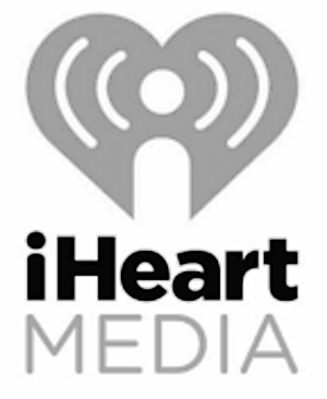 The logo of iHeart Media, one of Lisa McCarthy's featured clients